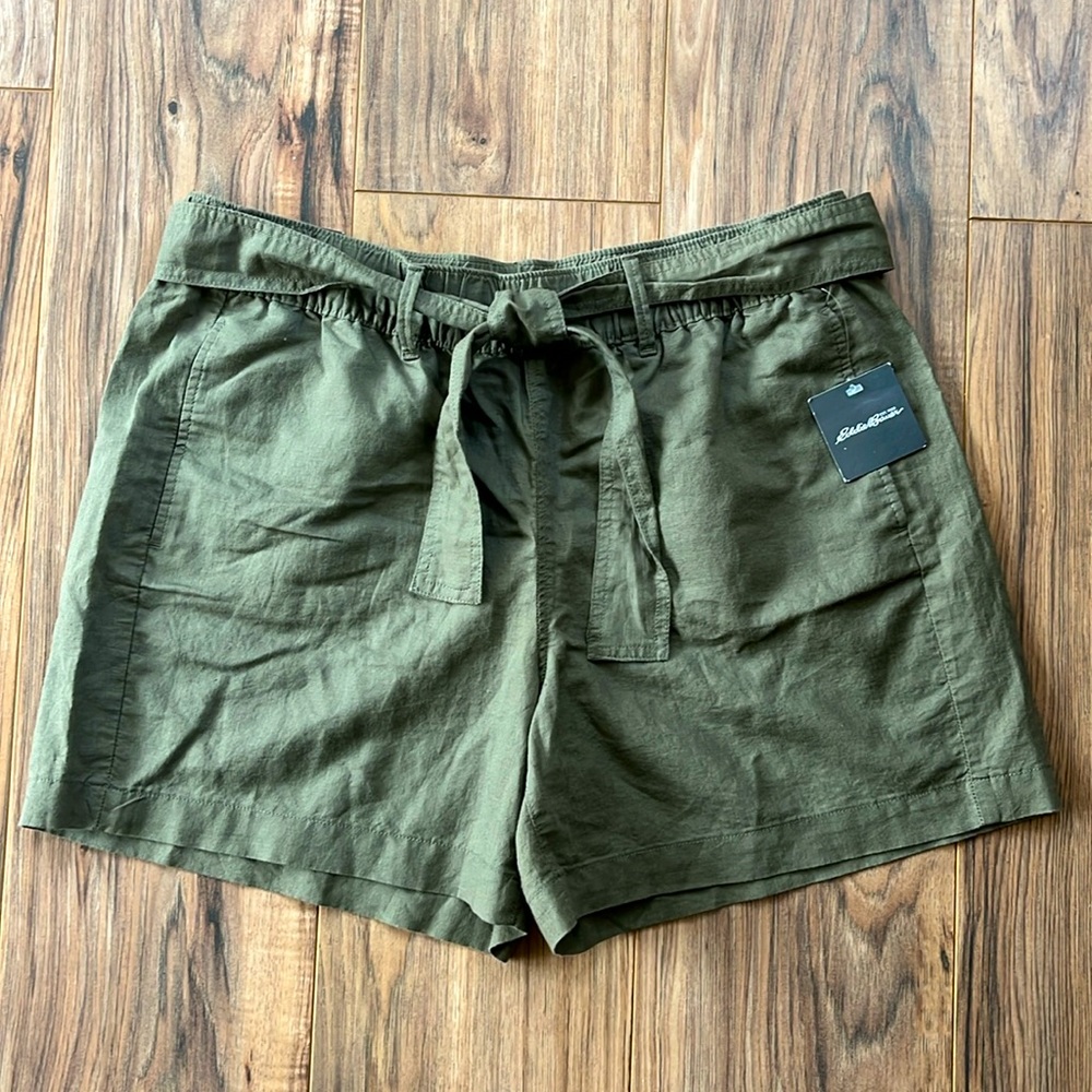 Eddie Bauer Linen Shorts - Picture 1 of 4